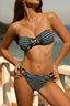 Strapless Polyester Bikini Set with Low Waist