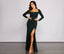 Kayla Long Sleeve Lace-Up Back Formal Dress - Lady Occasions