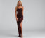 Jess Glitter Cowl Neck Maxi Formal Dress - Lady Occasions