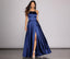 Satin Dress with High Slit