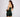 Floral Knit Mini Dress with V-Neckline Secondary image