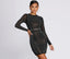 Knit Fitted Dress with Zip Detail