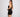 Ruched Knit Mini Dress with Halter Neckline Secondary image