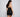 Faux-Leather Cross-Detail Mini Dress with Side Slit Secondary image