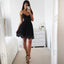 Lace Mini Dress with Ruffle Details