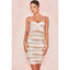 Shoulder-Detail Bodycon Dress with Hip Pockets