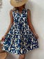 Ruffled Dress with Relaxed Fit