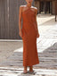 Maxi Dress with Open Back