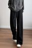 Wool-Blend Knit Pants with Fleece Lining