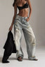 High-Rise Straight-Leg Jeans with Distressed Details