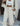 Apricot Cotton Drawstring Two-Piece Pants Set Secondary image