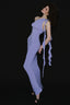 One-Shoulder High-Rise Maxi Dress with Open Back