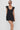 Polka-Dot A-Line Mini Dress with Mesh Detailing Secondary image