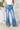 Slit-Detail Flared Jeans in Blue Secondary image