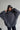 Oversized Polyester Hoodie with Print Details Secondary image