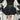 Cross-Detail Relaxed-Fit Skirt with Polyester Fabric Secondary image