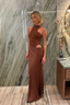 Maxi Dress with Asymmetric Details