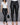 Faux-Leather High-Rise Pencil-Cut Pants with Button Details Secondary image
