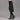 Black Pencil-Cut Skirted Pants with Stretch Detail Secondary image