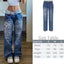 Cargo Baggy Wide-Leg Jeans with Low Waist