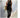 High-Slit Cotton Midi Dress with Cross Details Secondary image