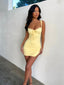 Lace Mini Dress with Cinched Waist