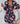 Plunging Floral Dress with Print Details Secondary image