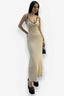 V-Neck Midi Dress with Cami Straps