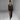 Knit High-Slit Dress with Glitter Detail Secondary image
