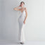 Sequined Dress with Mermaid Shape