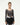 Corset-Style Polyester Top with Long Sleeves Secondary image
