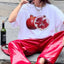 Pomegranate 90s Retro Fruit T-shirt WHITE / S t-shirt-250223