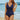 V-Neck Printed Matching Set with Open Back Secondary image