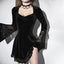 Soft Bell Sleeve Small Dress Black / XL