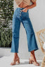 Cropped Jeans with High Waist