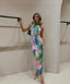 Maxi Dress with Sheer Detailing