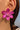 Petal-Shaped Earrings in a Solid Color Secondary image