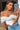 Mesh White Cropped Top with Off-Shoulder Neckline Secondary image