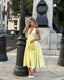 Halter Midi Dress with Sleeveless Cut