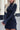 Mock-Neck Solid-Color Dress with Flared Sleeves Secondary image