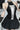 Gothic Polyester Dress in Black Secondary image