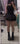 Bow-Detail Cotton Mini Skirt with Acrylic Details Secondary image