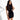 Bandage-Style Black Mini Dress with Sleeveless Cut Secondary image