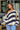 Striped Knit Sweater with Off-Shoulder Neckline Secondary image