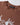 Brown Polyester Stretch-Blend Cropped T-Shirt with Short Sleeves Secondary image