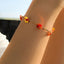 Floral Chain Bracelet with Adjustable Extension
