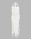 Ruffled Stretch-Blend Maxi Dress with Polyester Fabric
