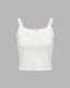 Lace Stretch-Blend Cami Top with Cotton Fabric