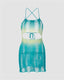 Cutout Acrylic Dress with Ombré Coloring