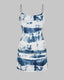 Cami Polyester Dress with Tie-Dye Patterning